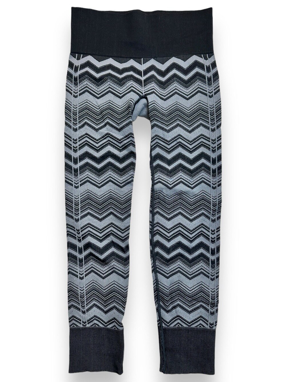 Lululemon Ebb To Street Pant Leggings Women's 0 Heathered Slate Chevron